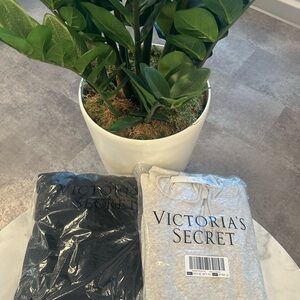Victoria's Secret Black and Gray Hoodies